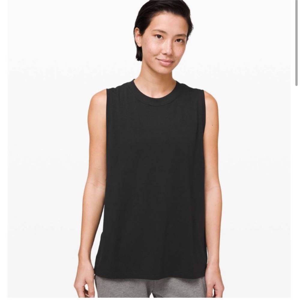 Lululemon all yours boyfriend Black tank Top